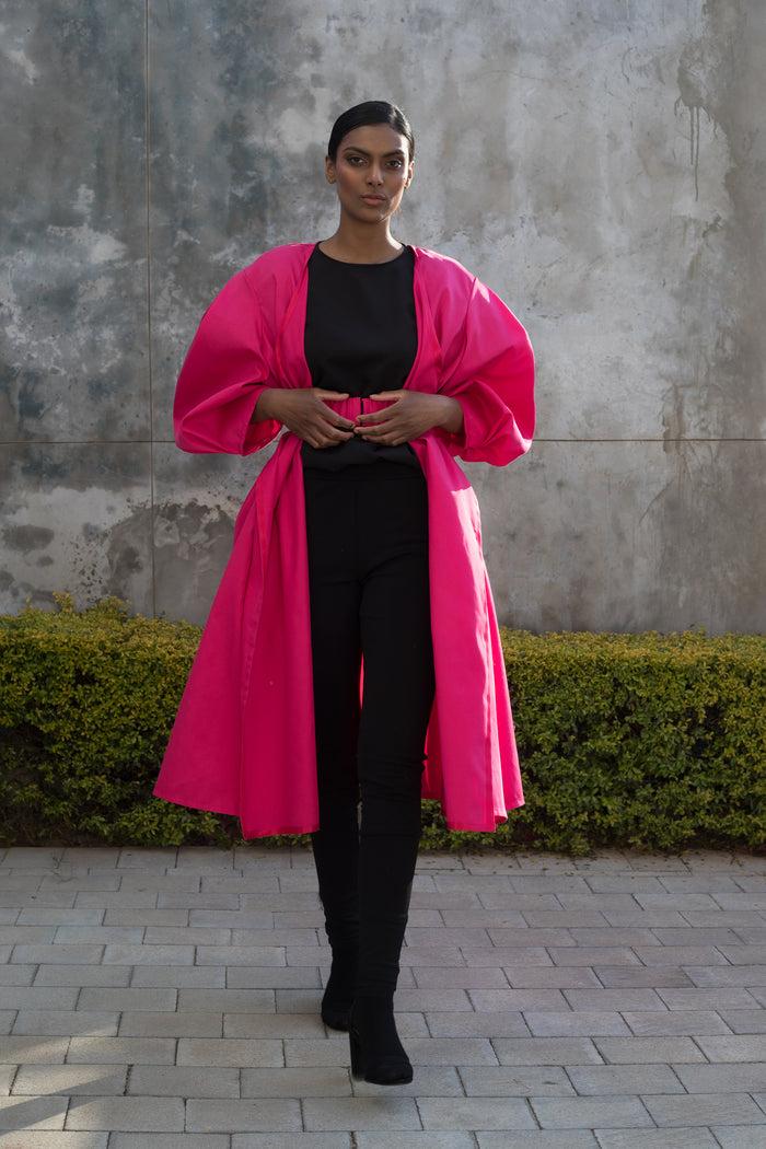 Erre Spring 2022 - Pink Protean Coat Dress