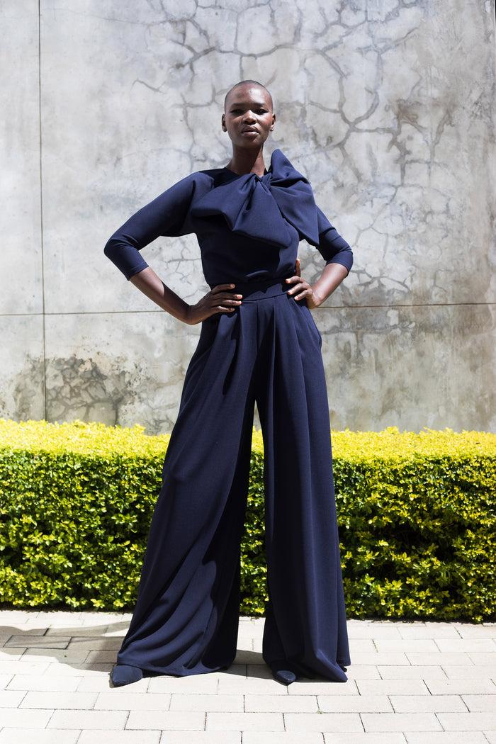 erre The BEND Bow top - Navy