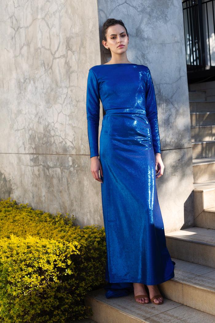Erre The Benguela Evening Dress - Royal Blue