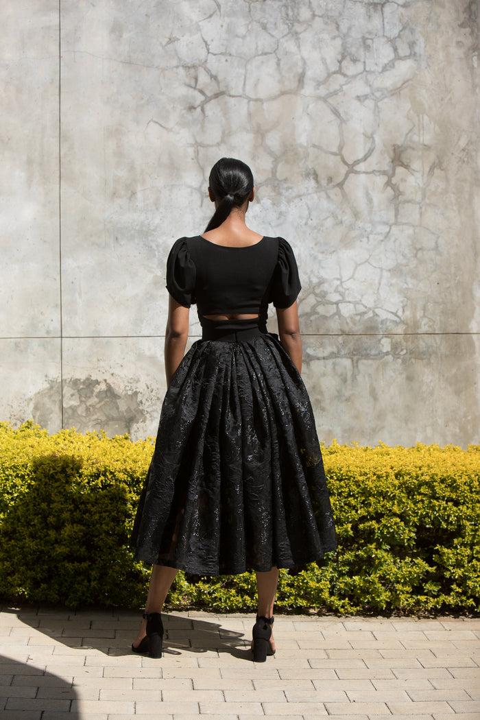 Erre The Brocade Angle Skirt