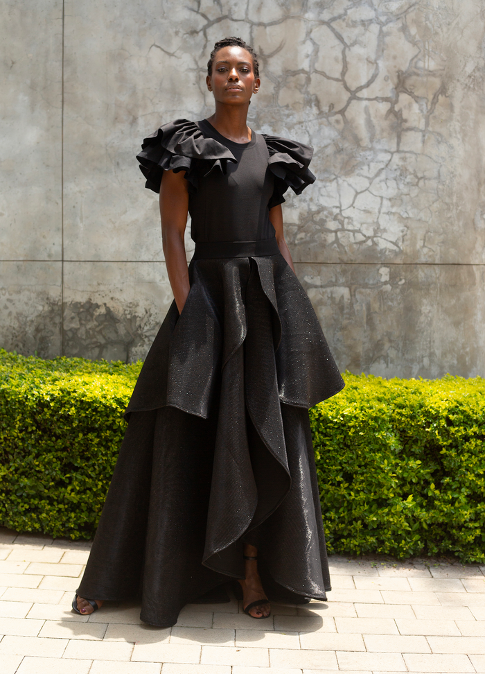 Erre The Cascade Skirt - Black