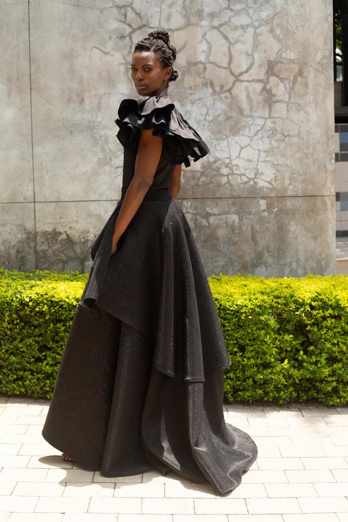Erre The Cascade Skirt - Black