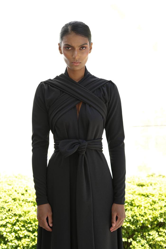 Erre The Circulate Dress - Black