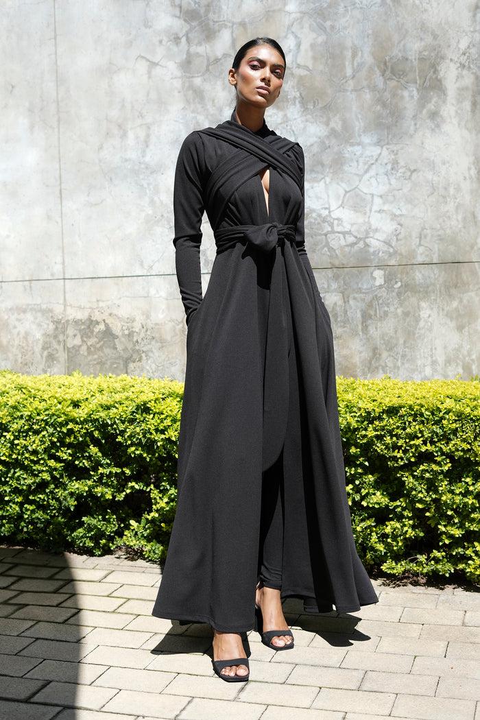 erre The Circulate Dress - Black