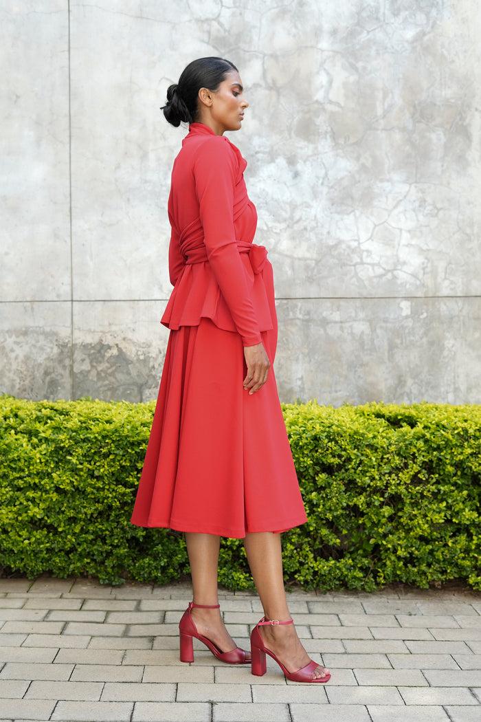 Erre The Circulate Top - Red