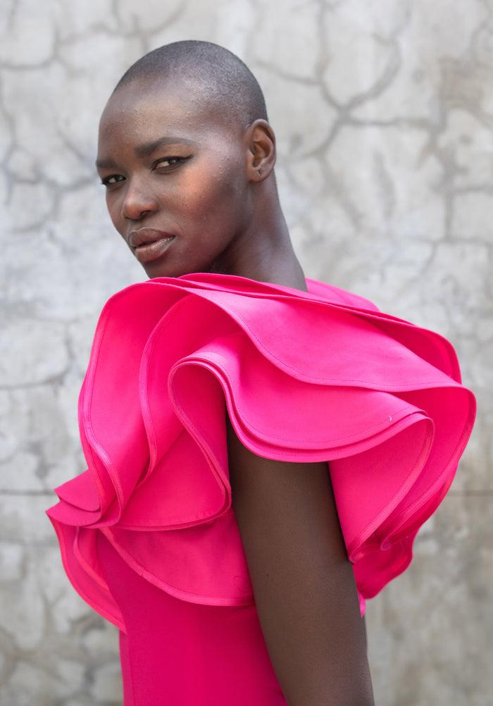 Erre The FLOUNCE Dress - Pink