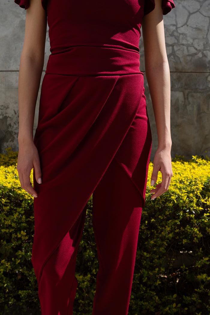 Erre The Flow Pants - Wine