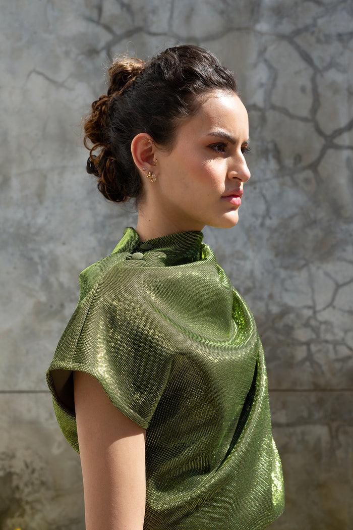 Erre The Flow Top - Olive Green