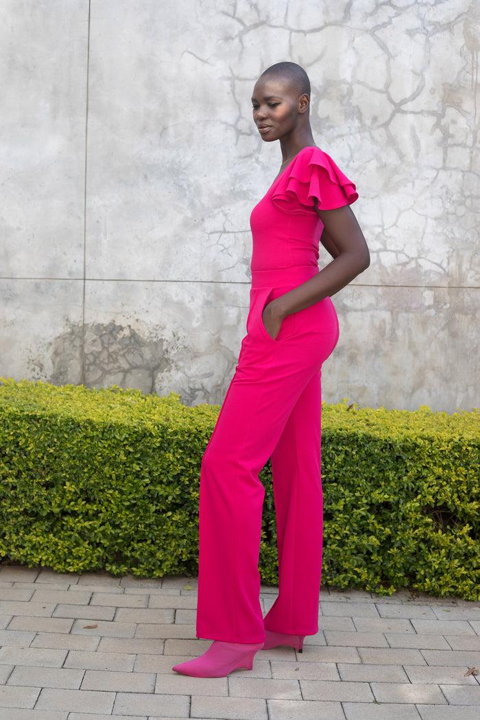 Erre The FLUTTER Long Sleeve Top - Pink