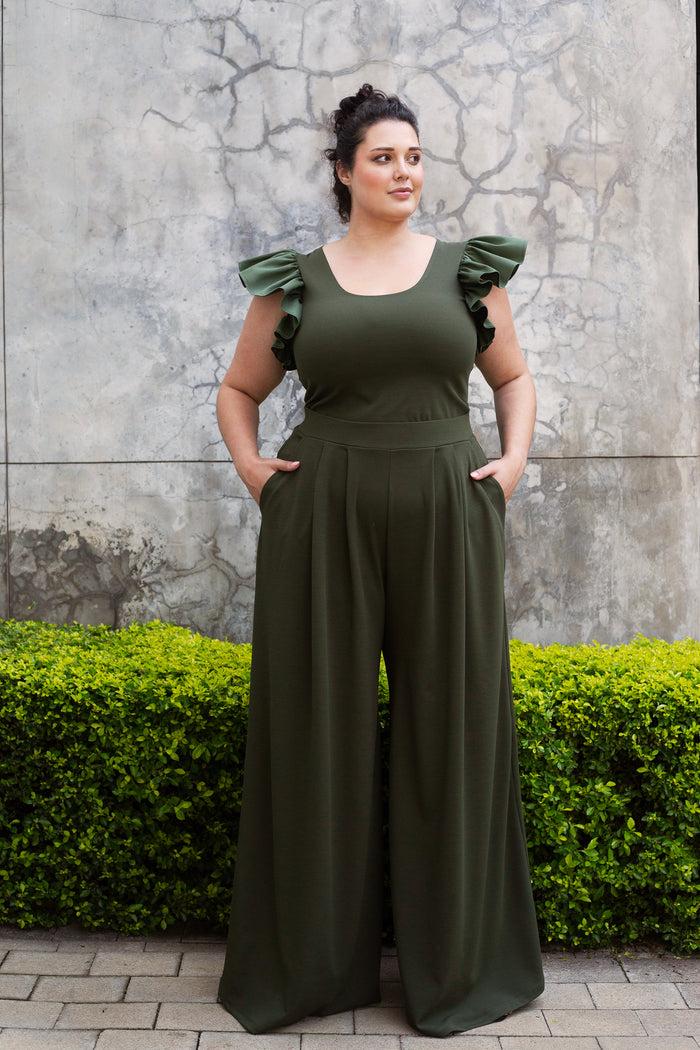 erre The Frill Top - Olive