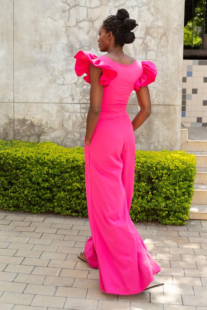 Erre The Frill Top - Pink