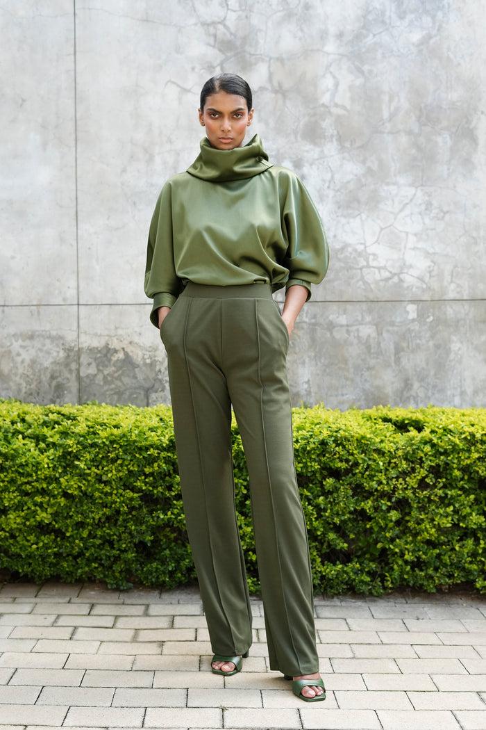 Erre The La Niña Top - Olive Green