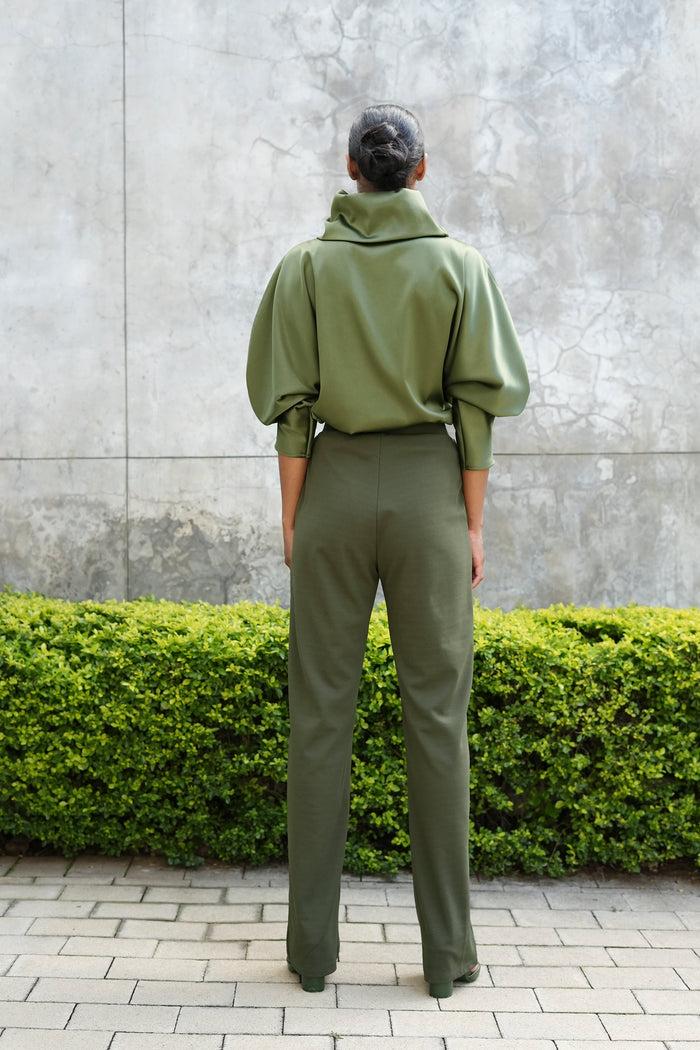 Erre The La Niña Top - Olive Green