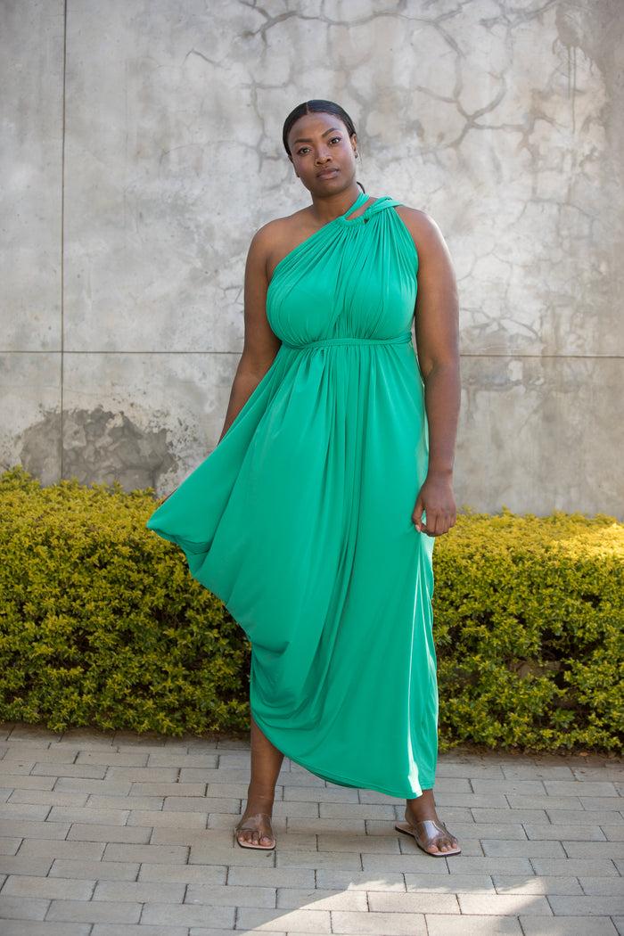 erre The Multiway Myri Dress Bright Mint Green