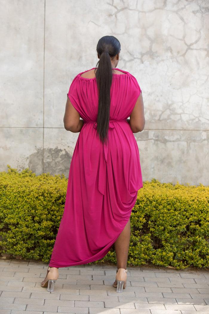 Erre The Multiway Myri Dress Fuchsia Pink