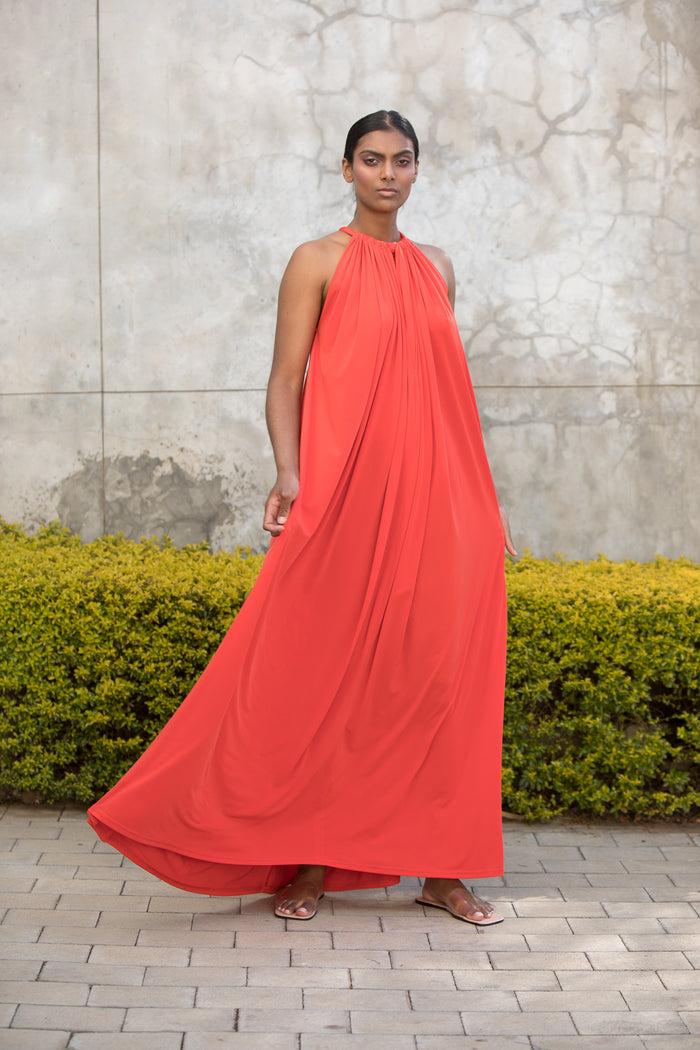 erre The Multiway Myri Dress Orange