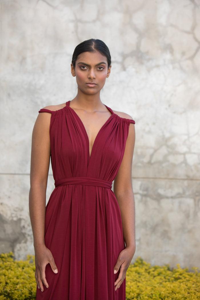 Erre The Multiway Myri Dress Wine