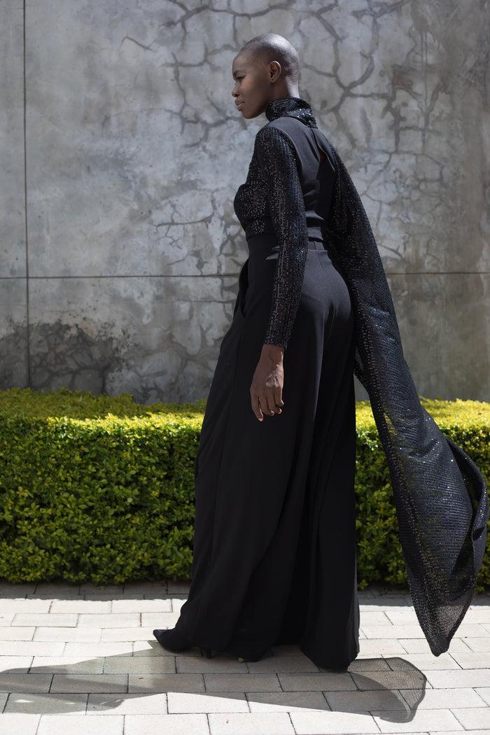 Erre The PACESETTER Sequin Top Black