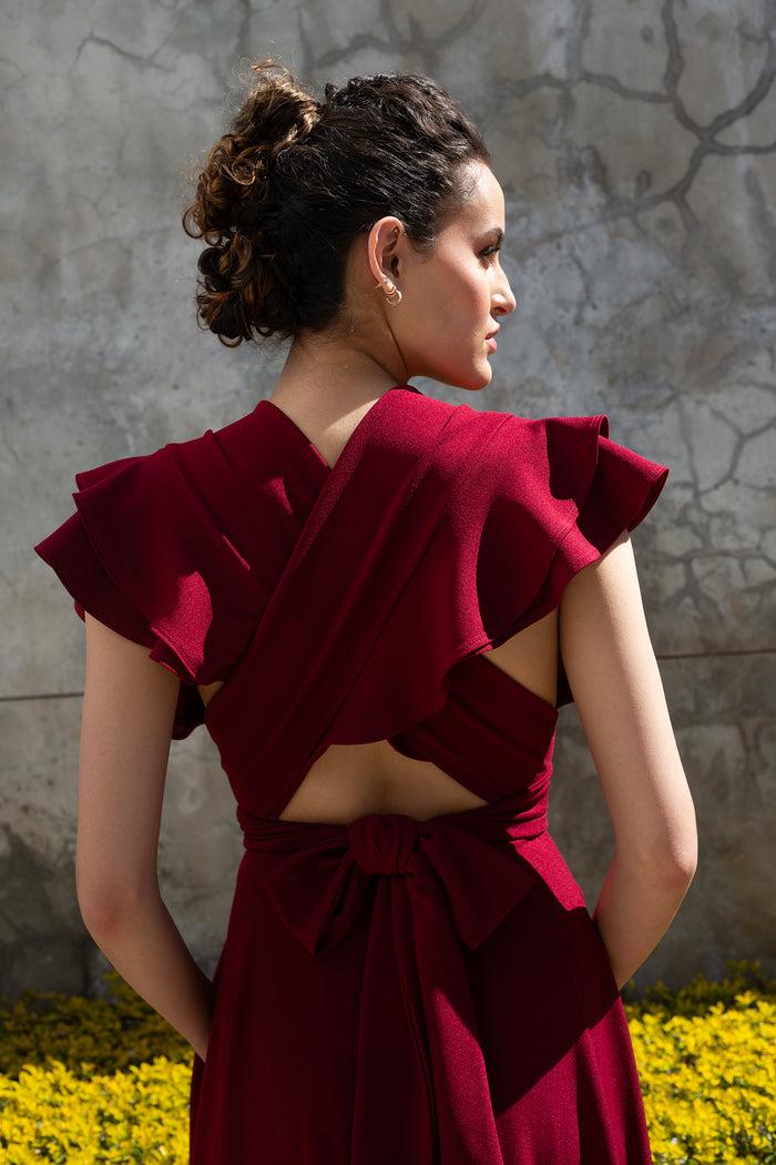 Erre The Riparian Dress - Wine