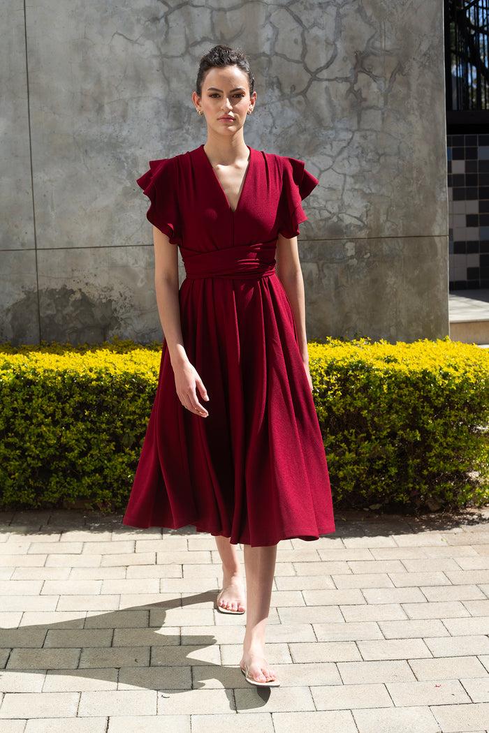 Erre The Riparian Dress - Wine