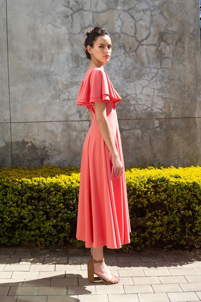 erre The Ripple Dress - Rose Quartz