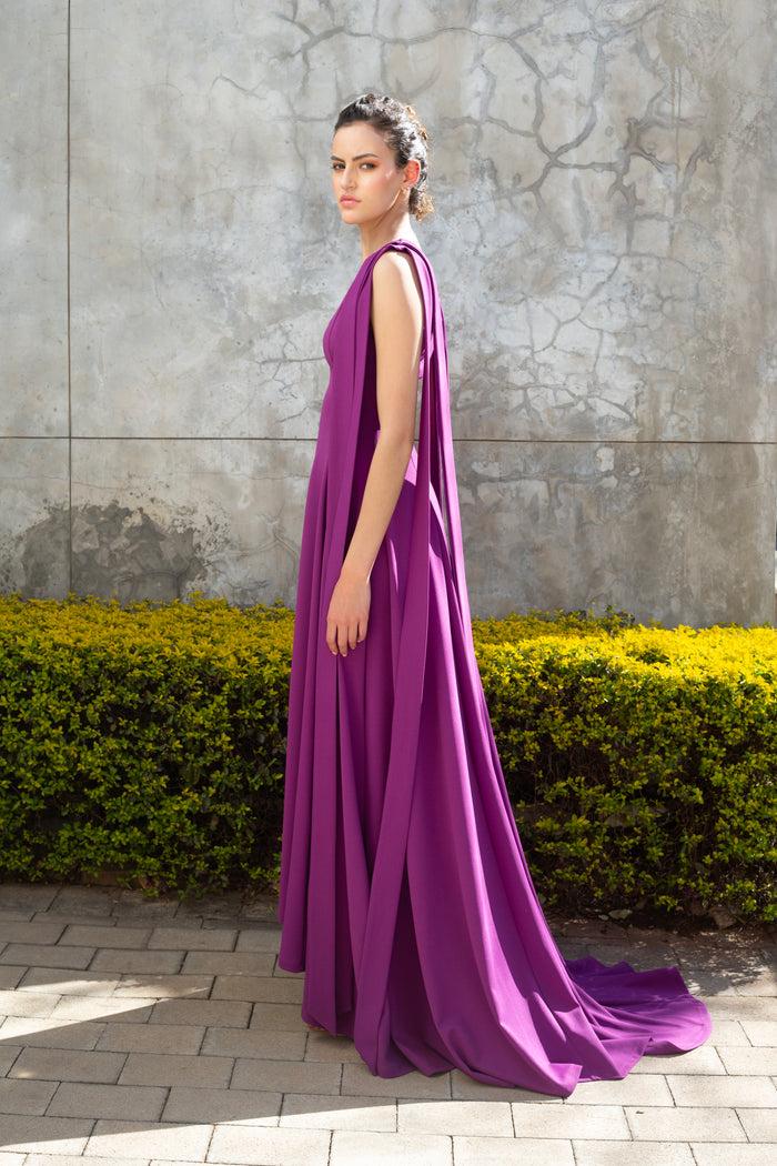 Erre The Riverine Dress - Lavender