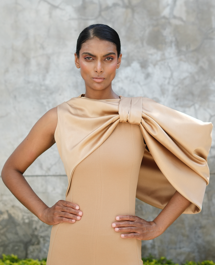 erre The Spillway Evening Dress - Desert