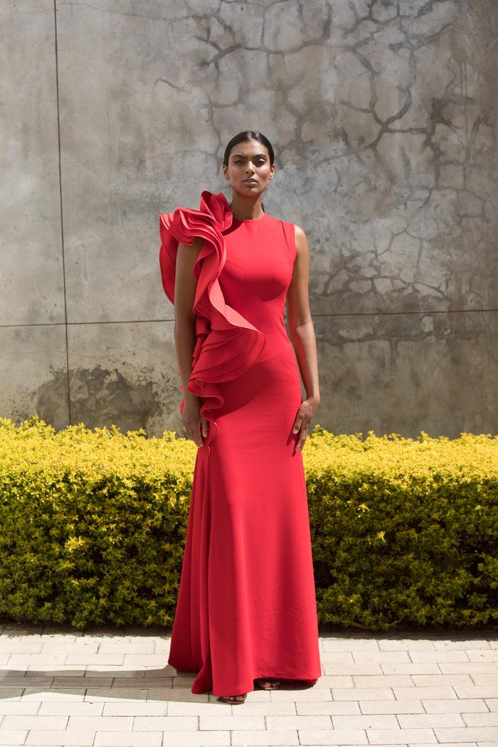 Erre The Spiral Evening Dress