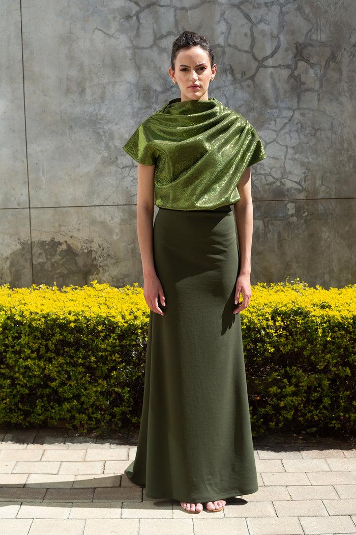 Erre The Stream Floor Length Skirt