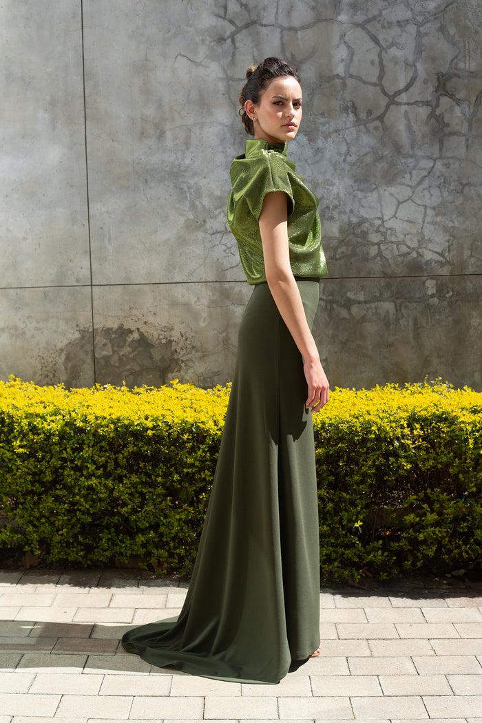 Erre The Stream Floor Length Skirt