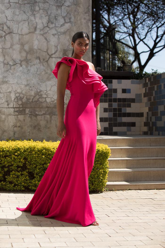 Erre The Swirl Evening Dress