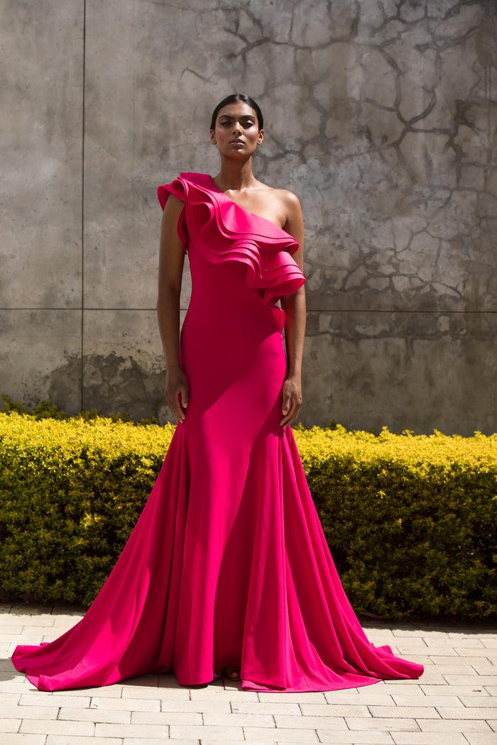 erre The Swirl Evening Dress