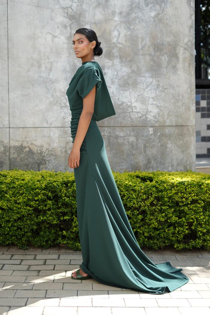 Erre The Terrarium Dress- Emerald Green
