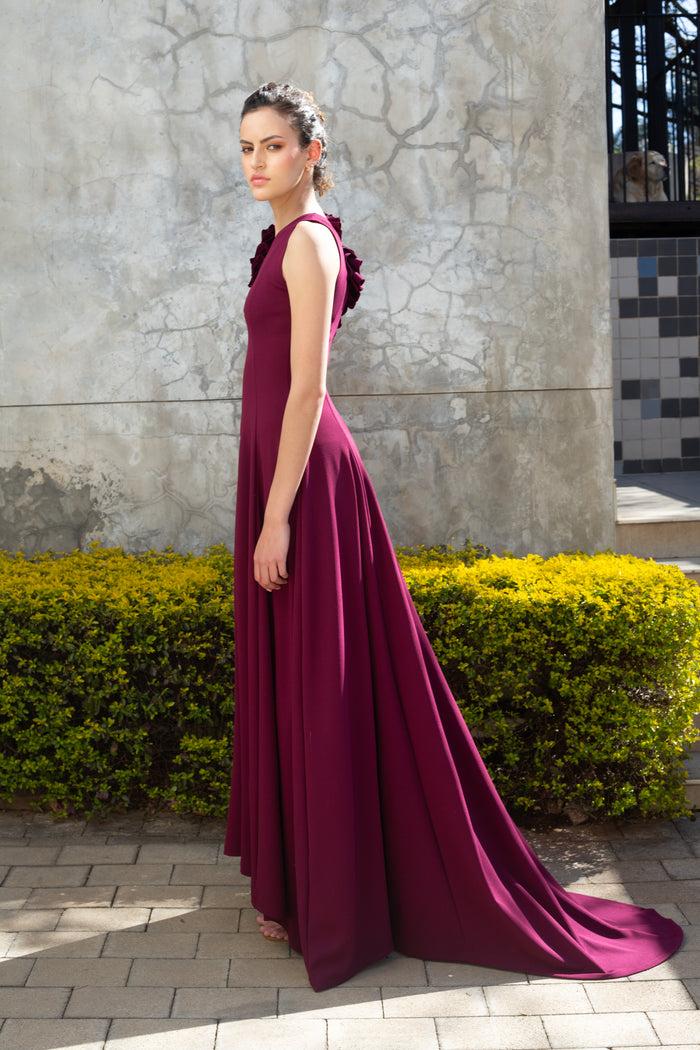 Erre The Torrent Dress - Wine