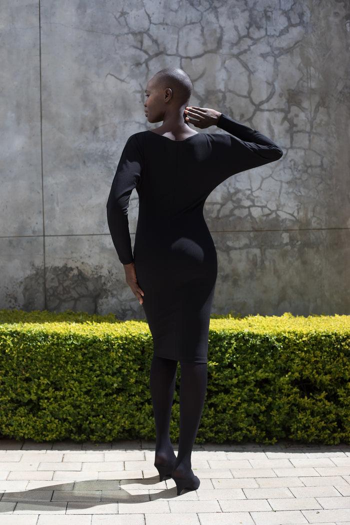 Erre The TWIST Pencil Dress - Black