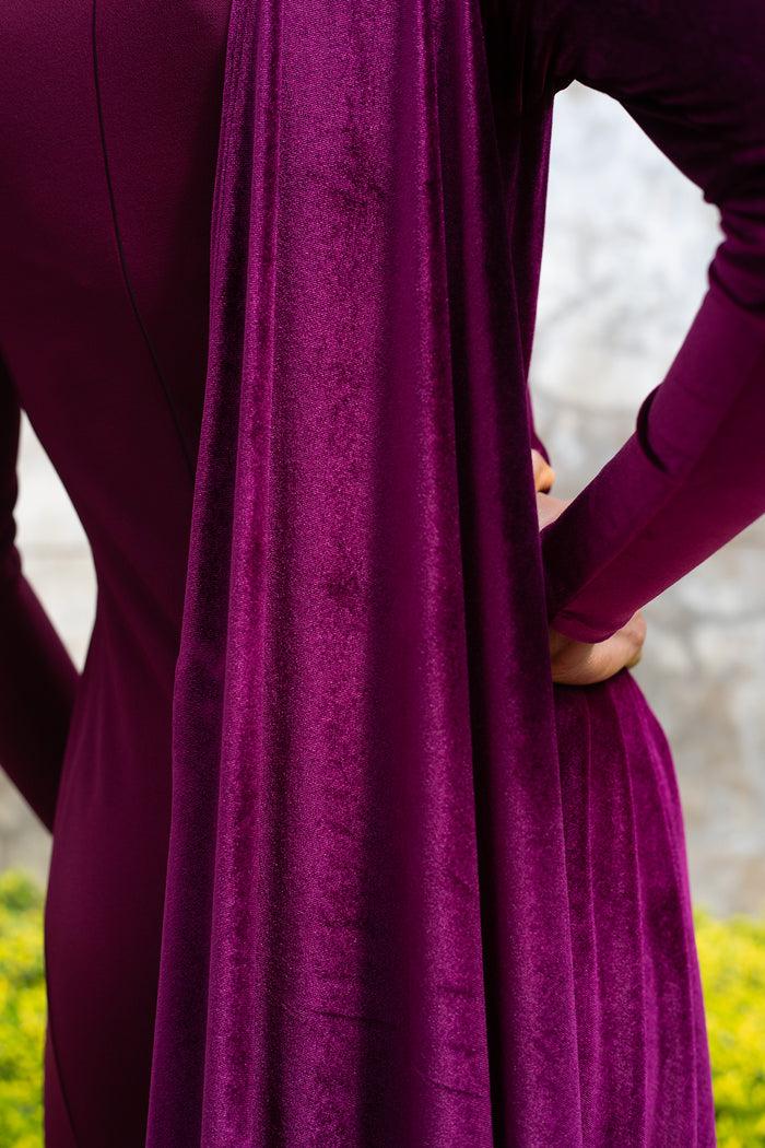 Erre The Velvet Empress Dress - Grape