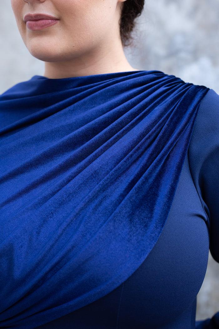 Erre The Velvet Empress Dress - Imperial Blue