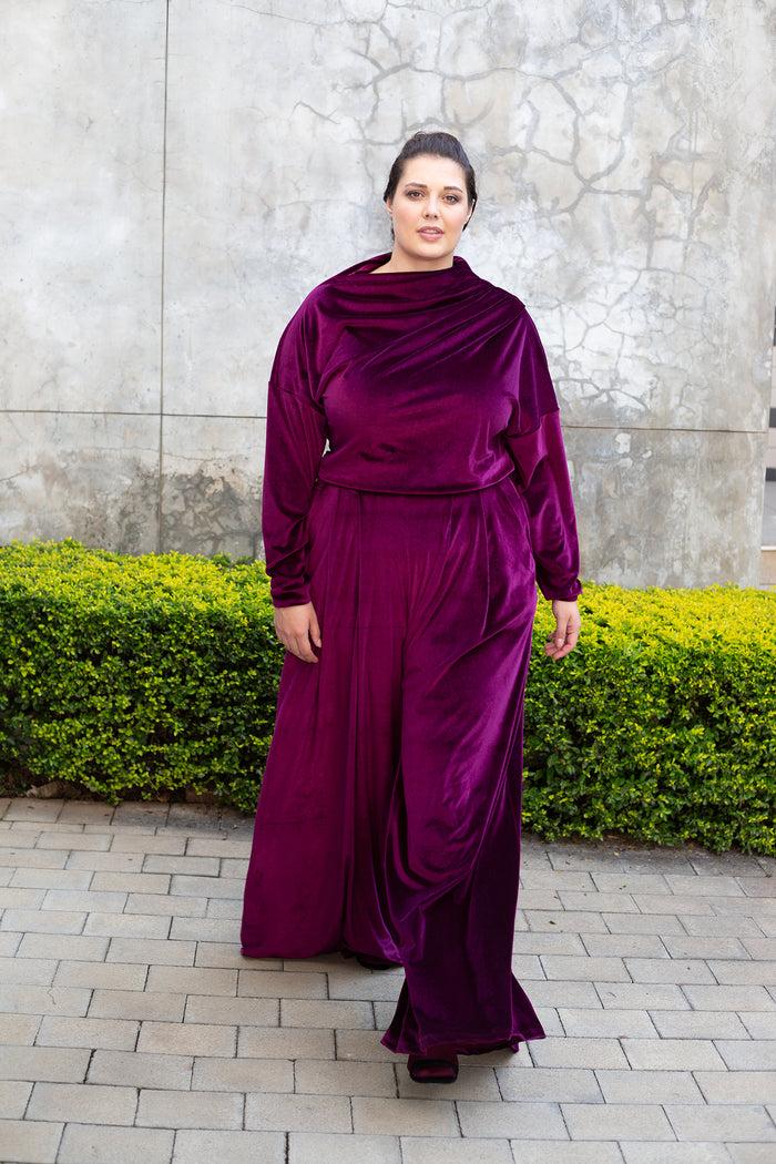 erre The Velvet Stride Pants - Grape