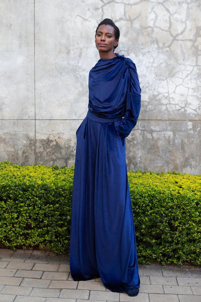 Erre The Velvet Stride Pants - Imperial Blue