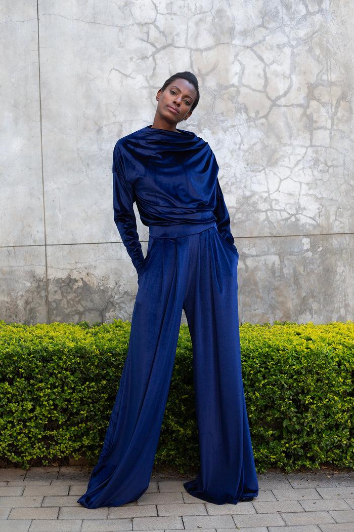 erre The Velvet Stride Pants - Imperial Blue