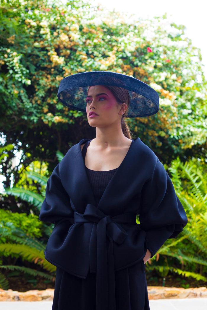 Erre Winter 2022 - Look 12 Neoprene Statement Jacket