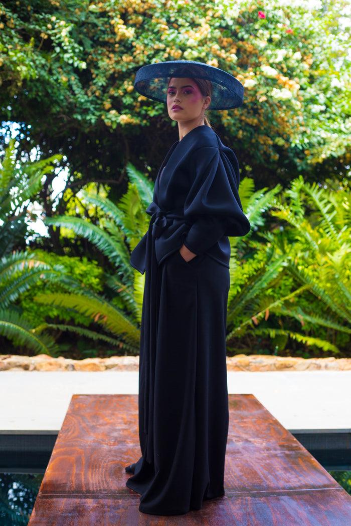 Erre Winter 2022 - Look 12 Neoprene Statement Jacket