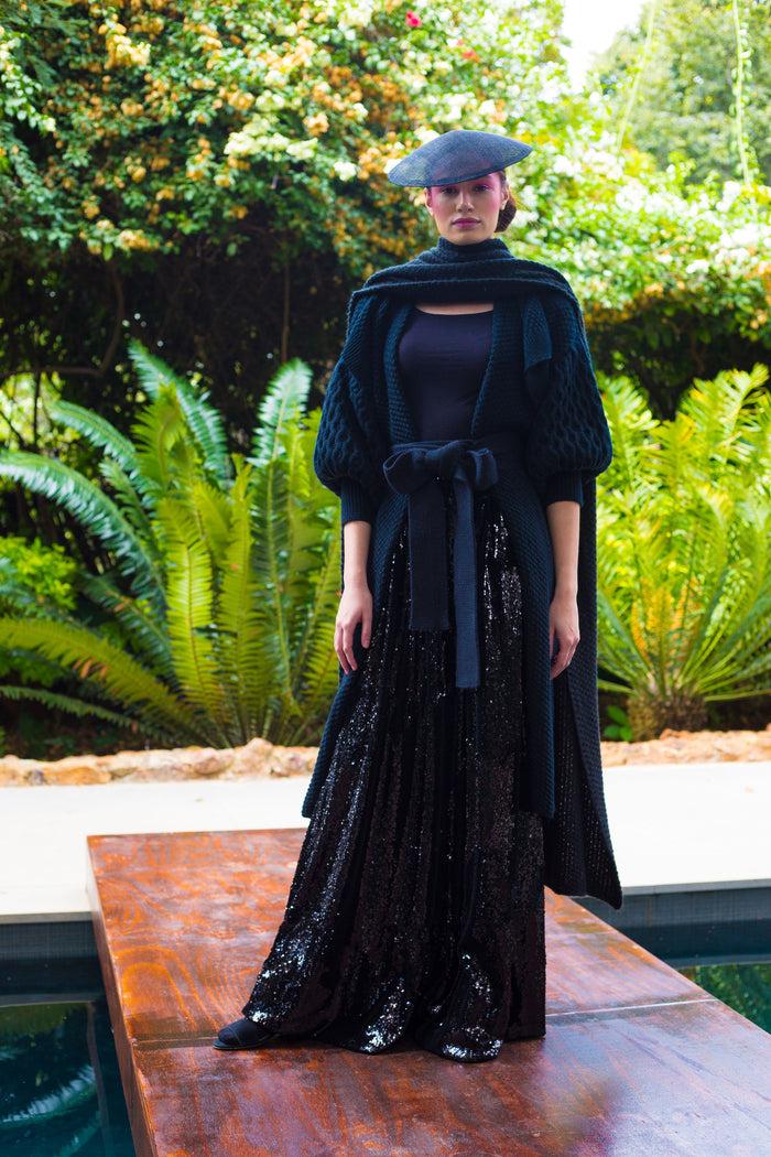 erre Winter 2022 - Look 13 Mohair Knitted Coat