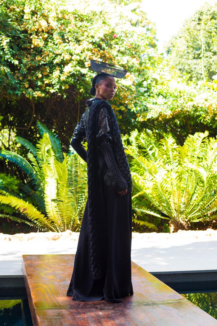 erre Winter 2022 - Look 17 Ixia Sequin Drape Top