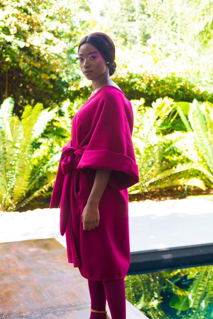 Erre Winter 2022 - Look 5 Banksia Melton Coat Dress