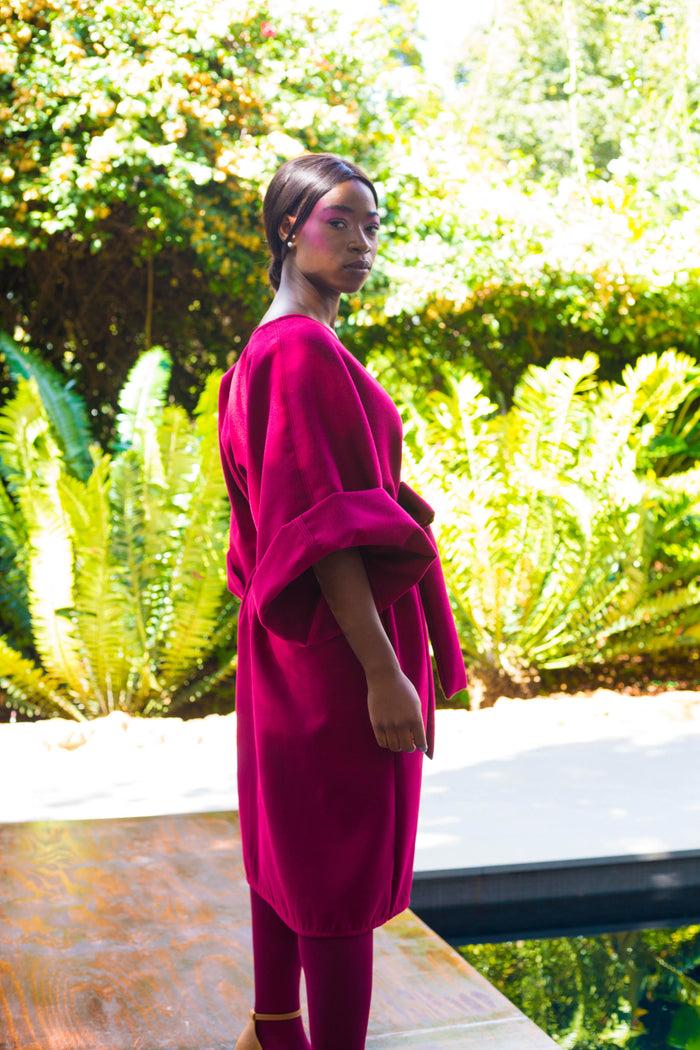 Erre Winter 2022 - Look 5 Banksia Melton Coat Dress