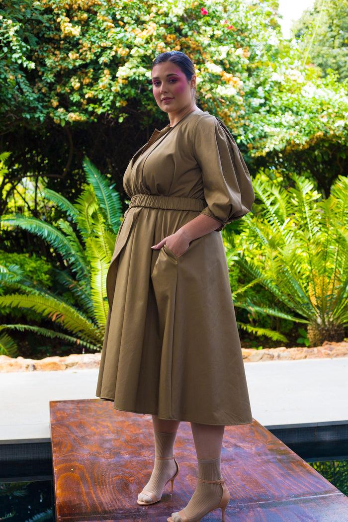 Erre Winter 2022 - Look 8 Protean Coat Dress