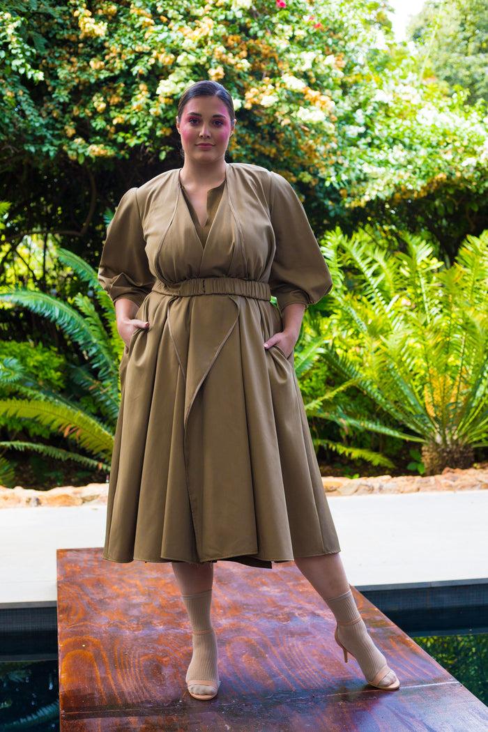 erre Winter 2022 - Look 8 Protean Coat Dress