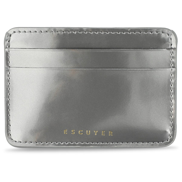 Escuyer Cardholder - Argent Métallisé