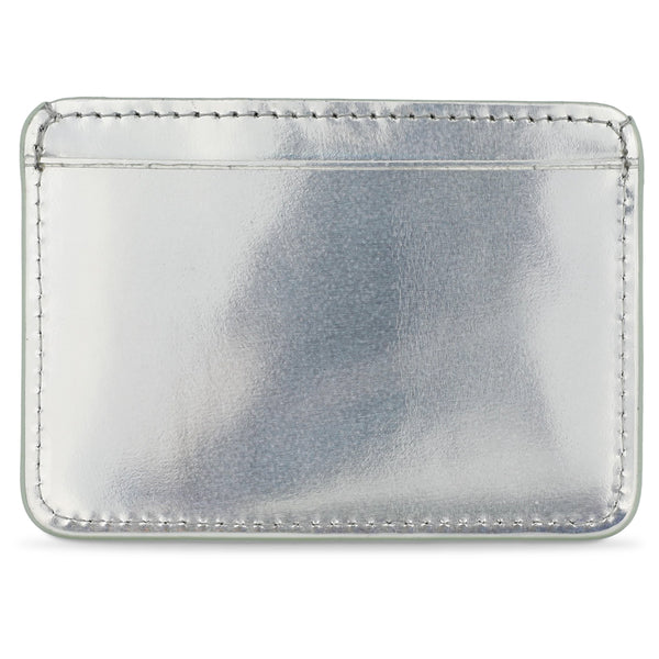 Escuyer Cardholder - Argent Métallisé Iridescent
